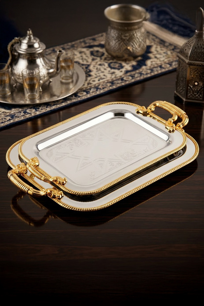 Mikasa Moor Gümüş Dikdörtgen Tepsi 35x48x7cm - Fiyatı, Yorumları