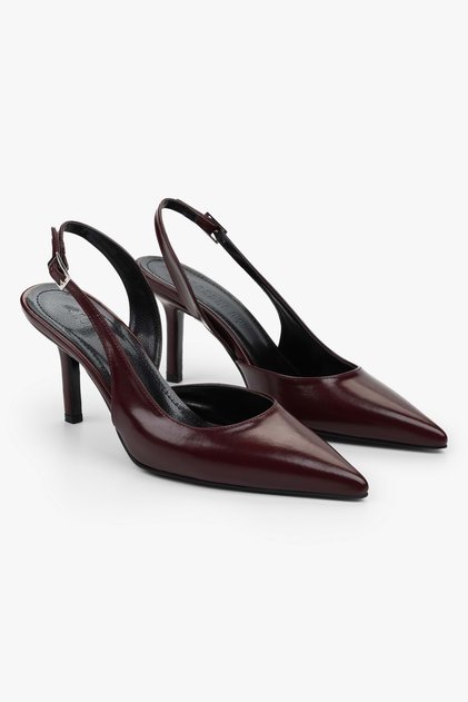 Women's Zenvia Burgundy Skin Stiletto