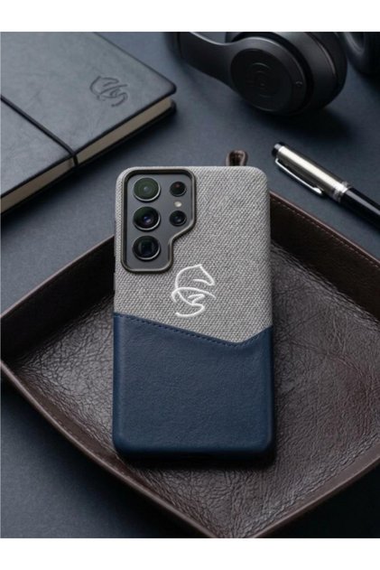 F3 Premium Fabric Leather Case Cover for Samsung Galaxy S26 Ultra – Shockproof Protective Back Cover