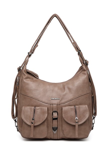 Mink Large Size Both Backpack and Shoulder Bag Design Women's Bag