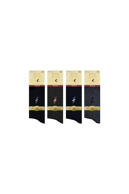 1-32 Men's Combed Cotton Lycra Socks, Pack of 6