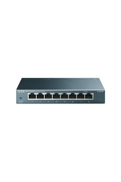 b-27 8 Port 10-100-1000 Mbps Switch Çelik Kasa % 72 Enerji Tasarruflu Gigabit Switch