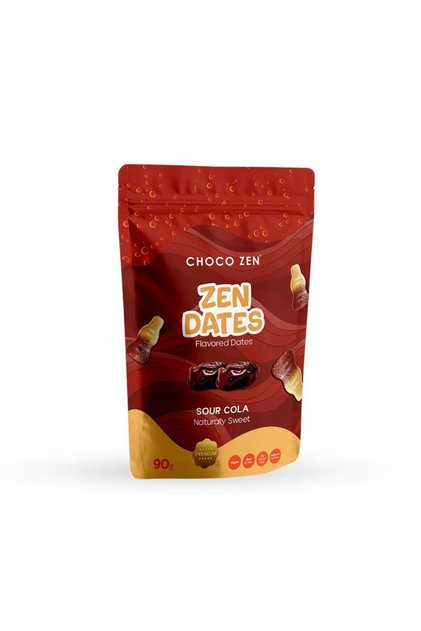 (90g, Sour Cola)| Naturally Sweetened | No Added Sugar | Vegan & Plant-Based Snack | Healthy Energy Boost for Travel, Work & Home | High Dietary Fiber