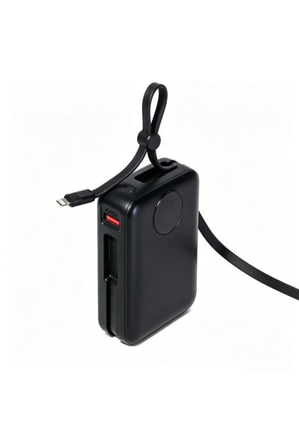 Brand new portable power bank, fast charging output, large capacity 30000mAh, supports fast charging, built-in Apple and Type-C charging cables. Lightweight and portable, a must-have for commuting.