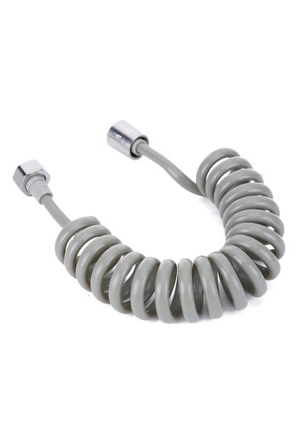 5m grey Plastic Water Toilet Bidet Sprayer Flexible Spring Shower head Hose tube Telephone Line soft