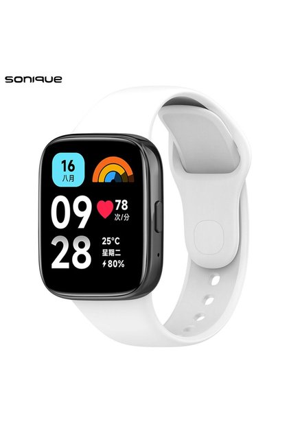Λουράκι Σιλικόνης Color για Xiaomi Redmi Watch 3 Active Λευκό