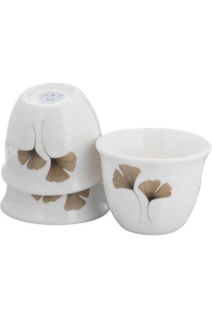 Arabic coffee cups made of excellent and durable materials from Al Saif, 12 pieces for use at home, office, and hospitality facilities, white color, 12 pieces