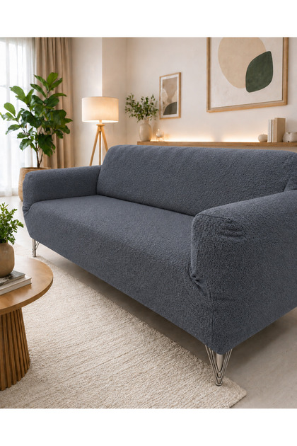 Lycra Stretch Elastic Flexible Washable Three Seater Sofa Cover Seat Cover