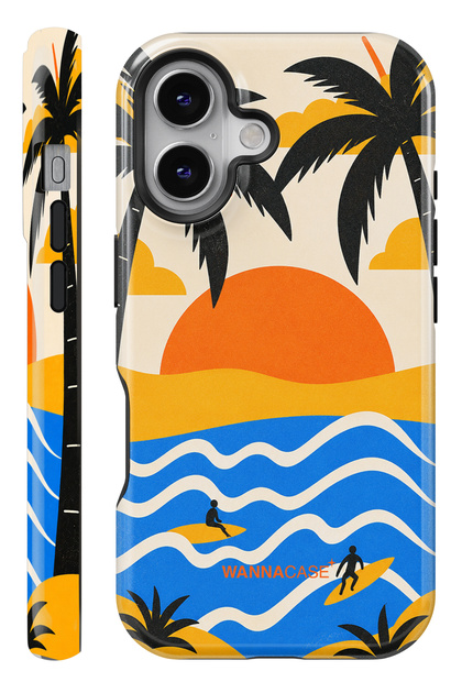 iPhone 17 Summer Surf Double Layer Essential Tough Phone Case