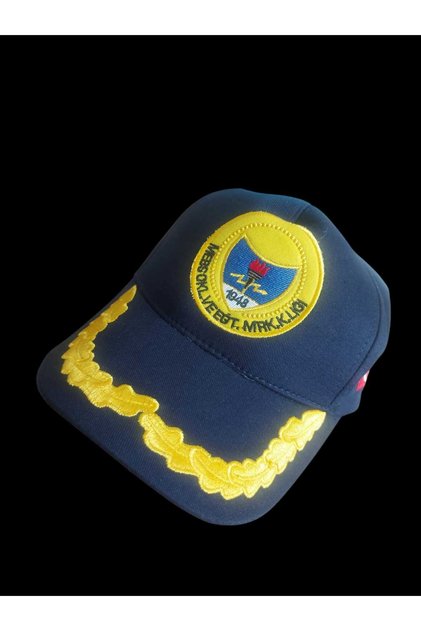 Lacivert Renk Mebs Nakış Şapka Unisex (Ayarlanabilir) Sıfır Ürün