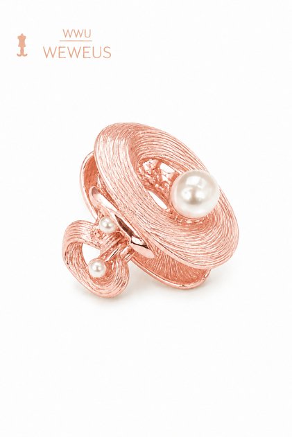 Rose Metal Mini Premium Latch Buckle with Flower Side Pearl