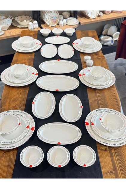 34 Parça 6 kişilik Porselen Set