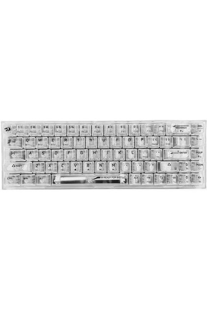 K631CT-RGB-PRO Ασύρματο Μηχανικό Πληκτρολόγιο Gaming 65% με Φωτισμό RGB Αγγλικό US Λευκό CT-RGB