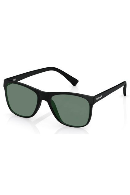 UV Protection Sunglasses Black Frame Green Mirror Lens 57mm - P380GR3PV