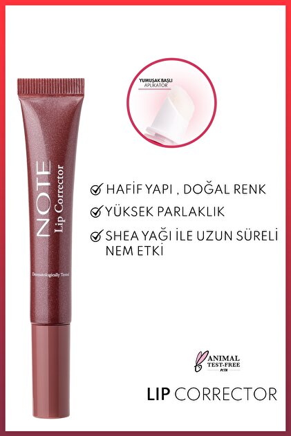 Note Cosmetics Lip Corrector 07 Mor Renklendirici Ve Nemlendirici