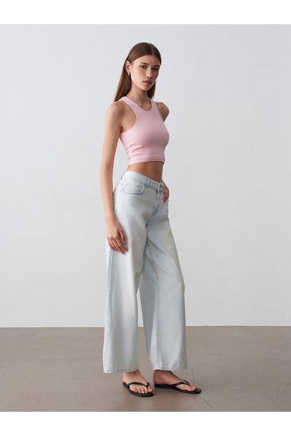 72332 100% Cotton Low Waist Jeans