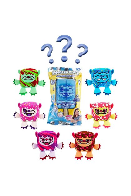 NECO TOYS IcePops MonsterPops Kokulu Klipsli Peluş Sürpriz Paket
