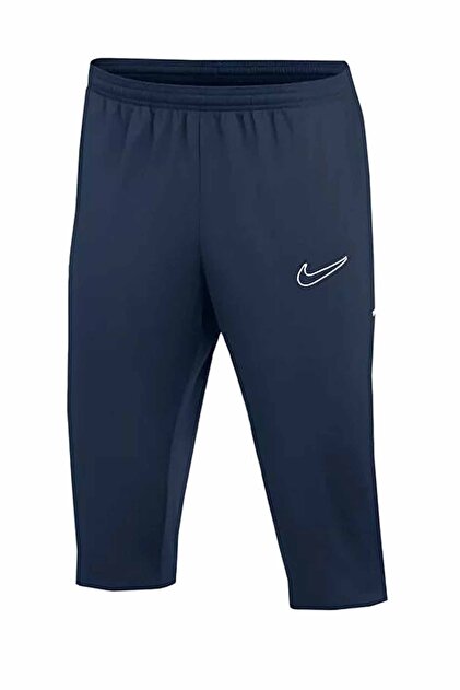 Nike Erkek Antrenman Kapri Dri-FIT Fermuarlı Lacivert /Siyah Şort