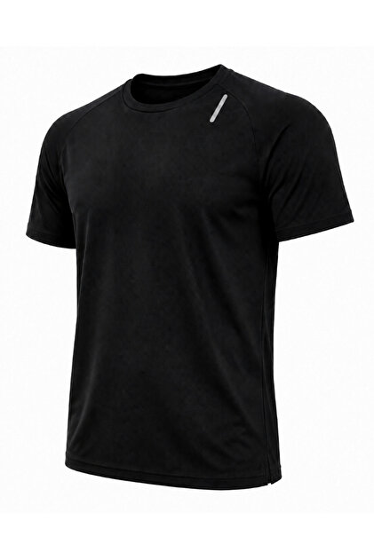 Quick Dry Breathable Reflective Detailed Athletic Technical Sports T-Shirt