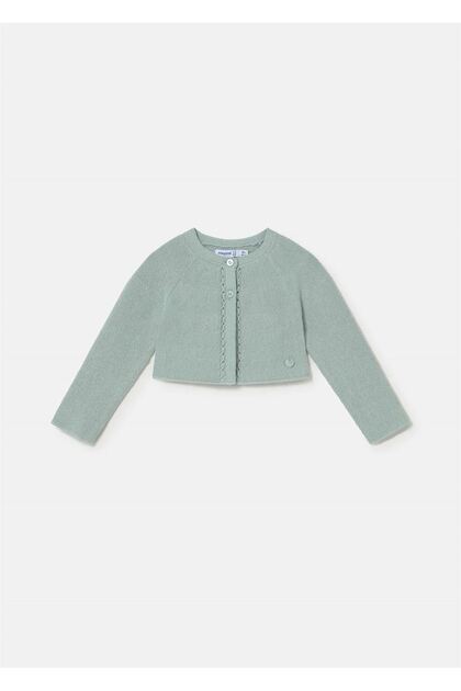 Baby Girl Laced Cardigan Mint 302