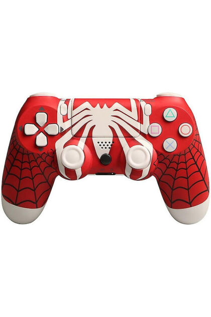 Ασύρματο χειριστήριο Doubleshock για PS4 με σχέδιο Spiderman