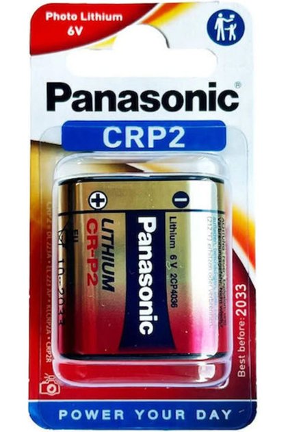 Μπαταρία Λιθίου Photo Power CR-P2 6V Για Επαγγελματικές Κάμερες & Ηλεκτρονικές Βρύσες 1 τεμάχιο