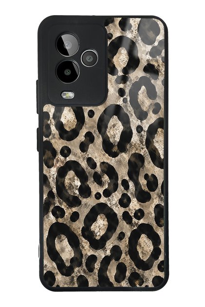 Gm 24 Pro Brown Leopard Design Glossy Phone Case