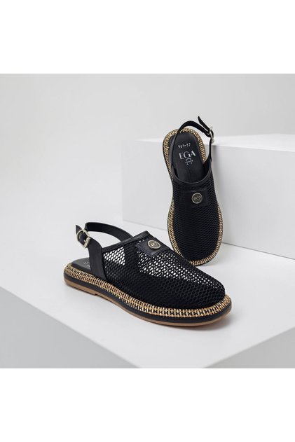 Women's Genuine Leather Mesh Sandals