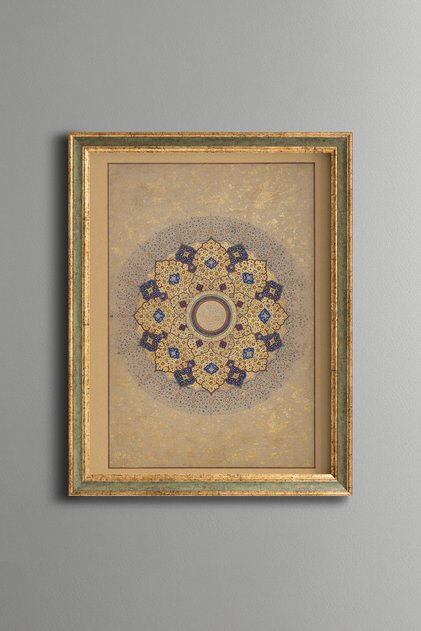 Islamic Badge - Vintage Patterned Painting - Fine Model