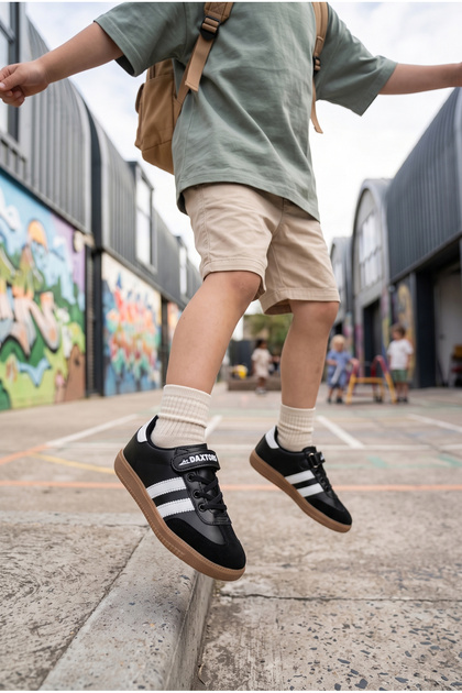 Cagne Daily Children's Unisex Velcro Sneaker Sports Shoes