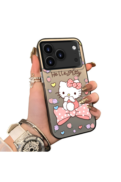 iPhone 17 Pro Compatible Hard Acrylic Back Silicone Edge Lens Protection Case
