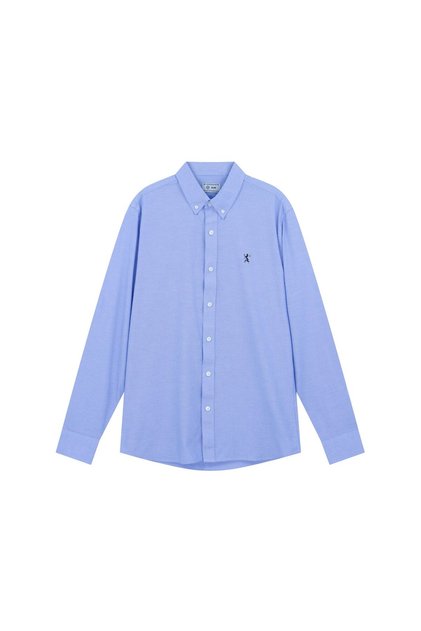 Men’s Cotton Slim Oxford Shirt with Embroidery