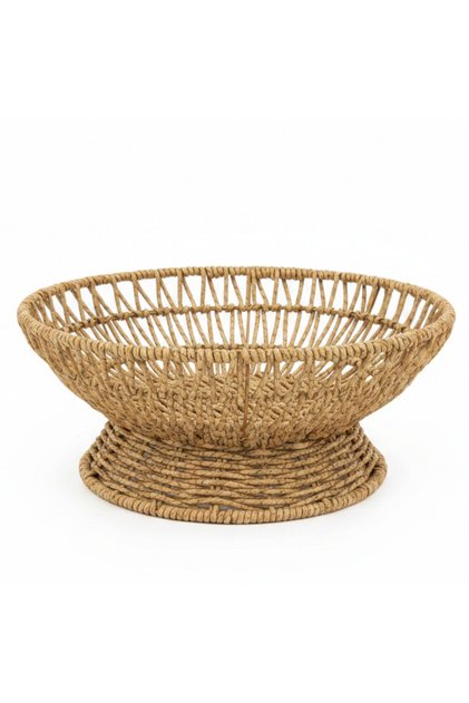 Wire Fruit Basket with Pedestal Base | 25×10 cm | Artisan Home Accent Woven Color