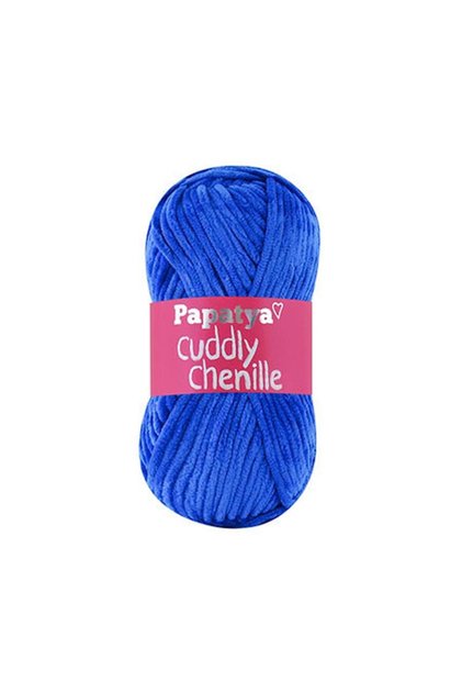 Papatya Cuddly Chenille Velvet 5210 Cobalt Blue