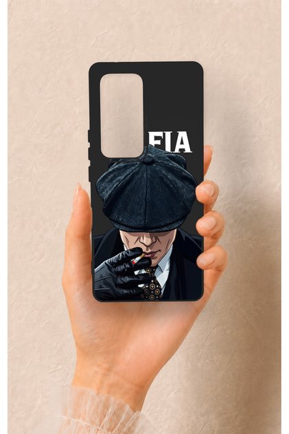 Vivo V30 Compatible Mafia Patterned Silicone Case