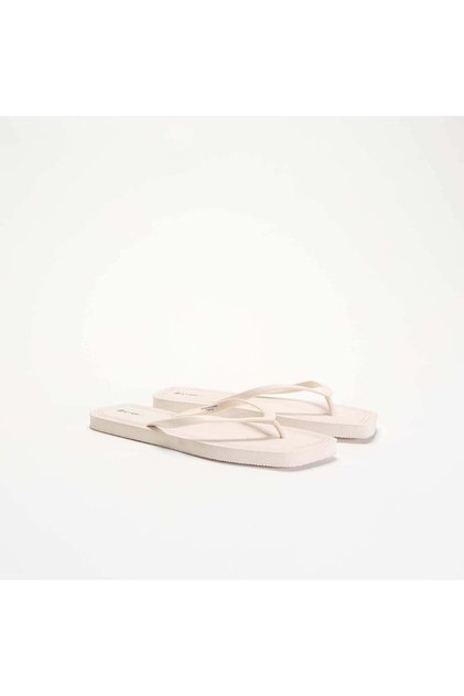 Plain flip-flops BEIGE