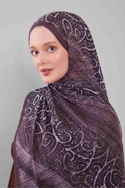 Bitter Brown Mixed Muslin Cotton Shawl