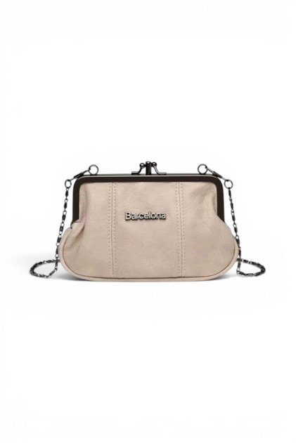 Mini Size Wash Leather Scholarship Women's Pouch 21-K Barcelona 1937-7