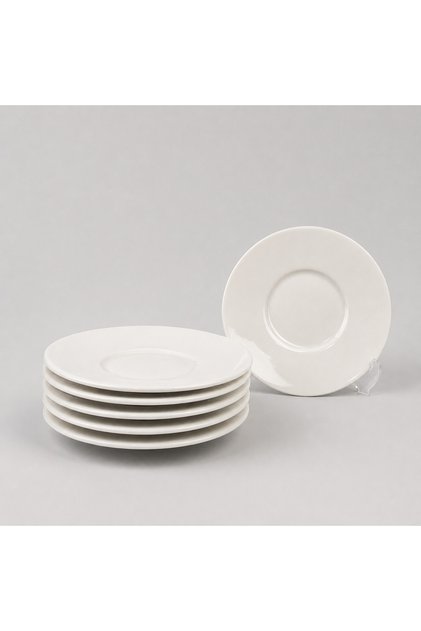 Deren Porcelain 6-Piece Tea Plate Set
