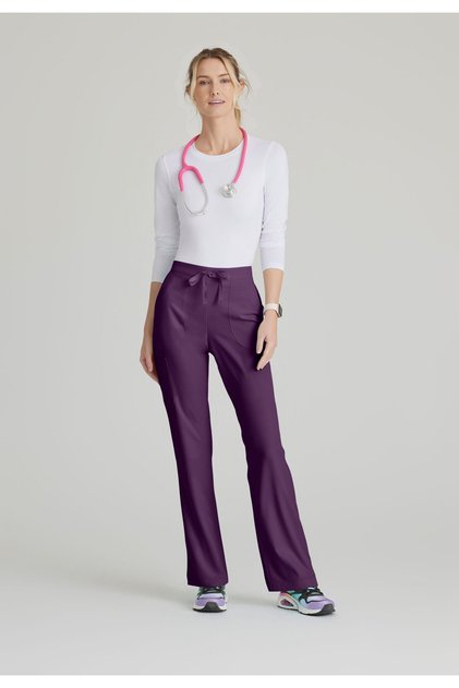 Sk201 Reliance Women's Scrubs Pants – Imported, 4-Way Stretch, 3 Pockets, Modern Fit Doctor/Nurse Bottoms