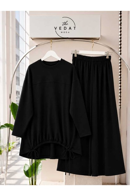 Women's Tunic and Gathered Pants Set -0550