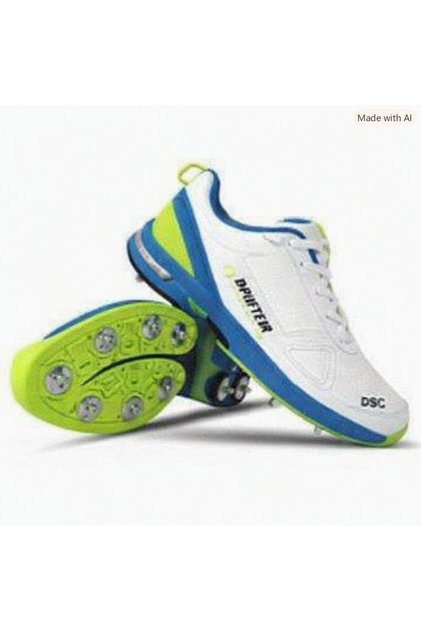 DSC Cricket Spikes Shoes Size-9(Royal Blue / Yellow)