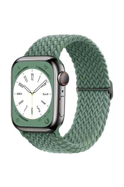 38mm 40mm 41mm 01 olive green Braided Solo Loop For Apple watch Ultra band 40mm 44mm 41mm 38mm 49mm