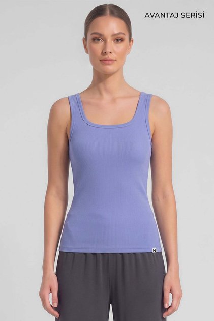 Egyptian Women's Camisole Backless Strappy T-Shirt Lilac