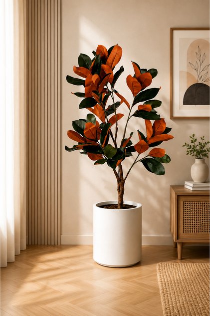 Artificial Magnolia Plant 120cm Tall