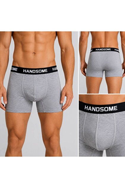 Men's Lycra Gray Color Boxer.