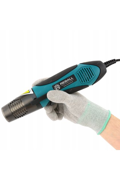 Pistol de aer cald portabil mini, două moduri, MF450, 450W, 250/450°C, pentru tuburi termocontractabile