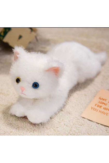 Realistic Design Long-Haired Soft Plush Cat Sleeping Companion Gift 40 Inches
