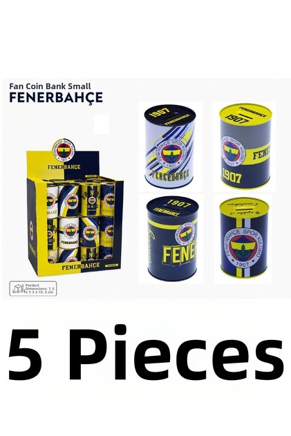 5 Pieces Fan 12 cm Licensed Piggy Bank Mixed Assortment