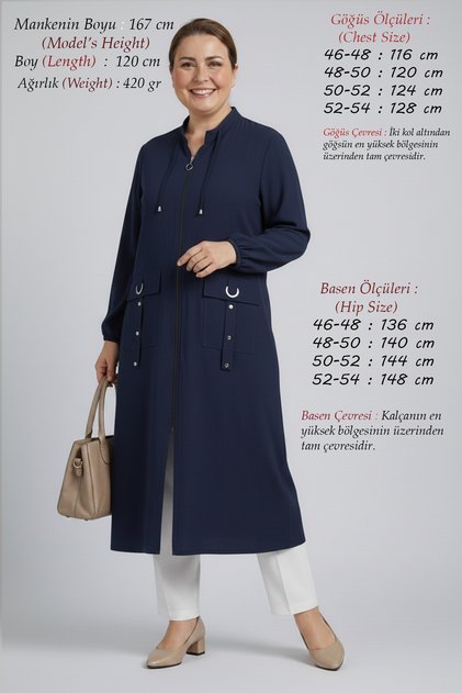 Plus Size Women's Summer High Quality Anti-Sweat Anti-Wrinkle Strawberry Fabric Hijab Clothing Cardigan Jacket Zipper Cap 120 cm Lightweight Long Mother Tunic
